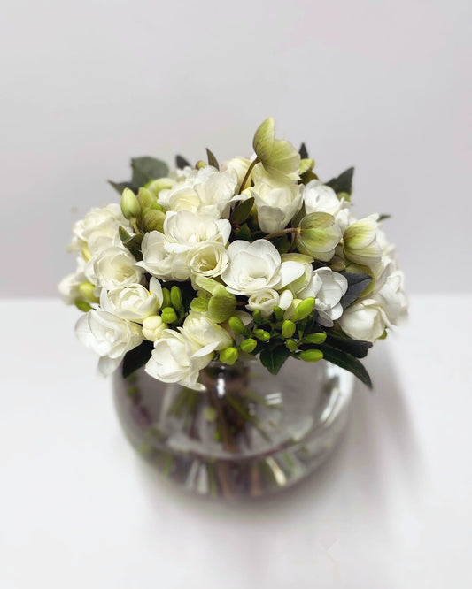 Seasonal Posy with Vase