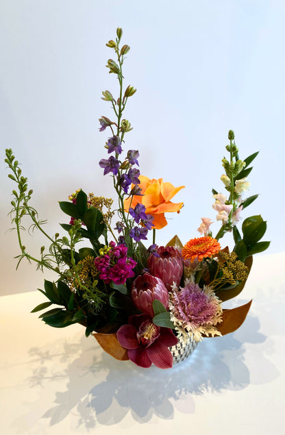 Floral Fiesta | Arrangement in designer bowl