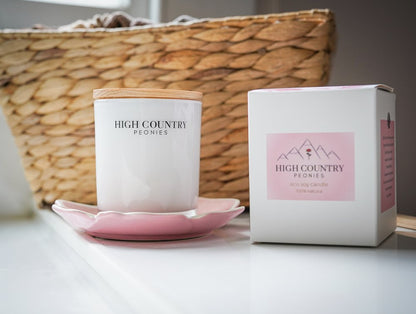 High County Peonies | Angel Cheeks Eco Soy Candle