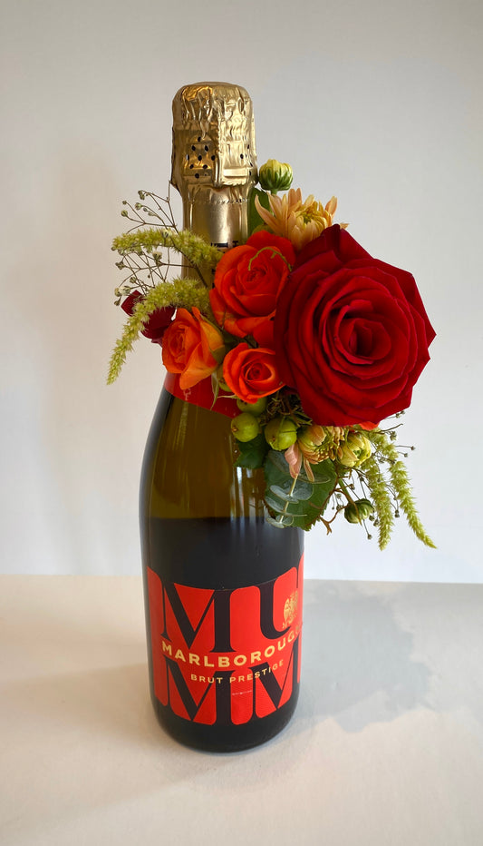 Mumm Marlborough Brut Prestige with Floral Arrangement