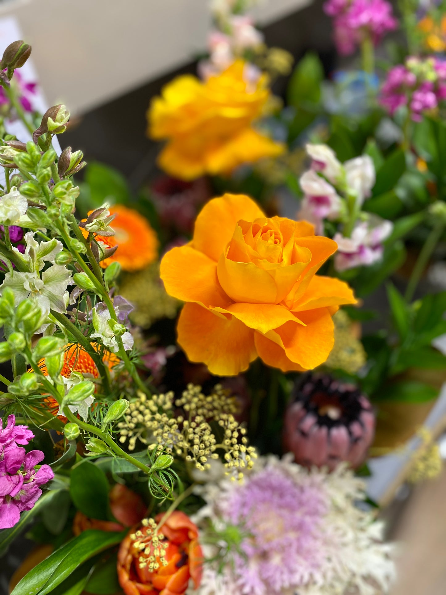 Floral Fiesta | Arrangement in designer bowl