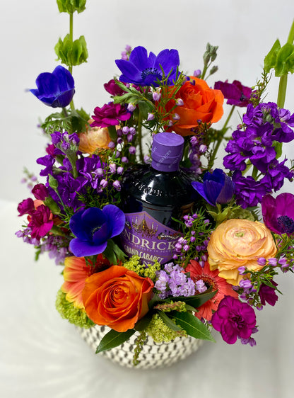 Tipsy Blooms | Deluxe designer bowl feat. Hendrick's / Moët & Chandon