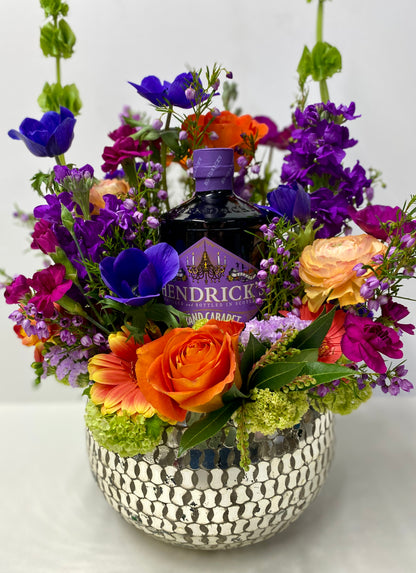 Tipsy Blooms | Deluxe designer bowl feat. Hendrick's / Moët & Chandon