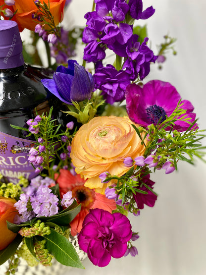 Tipsy Blooms | Deluxe designer bowl feat. Hendrick's / Moët & Chandon