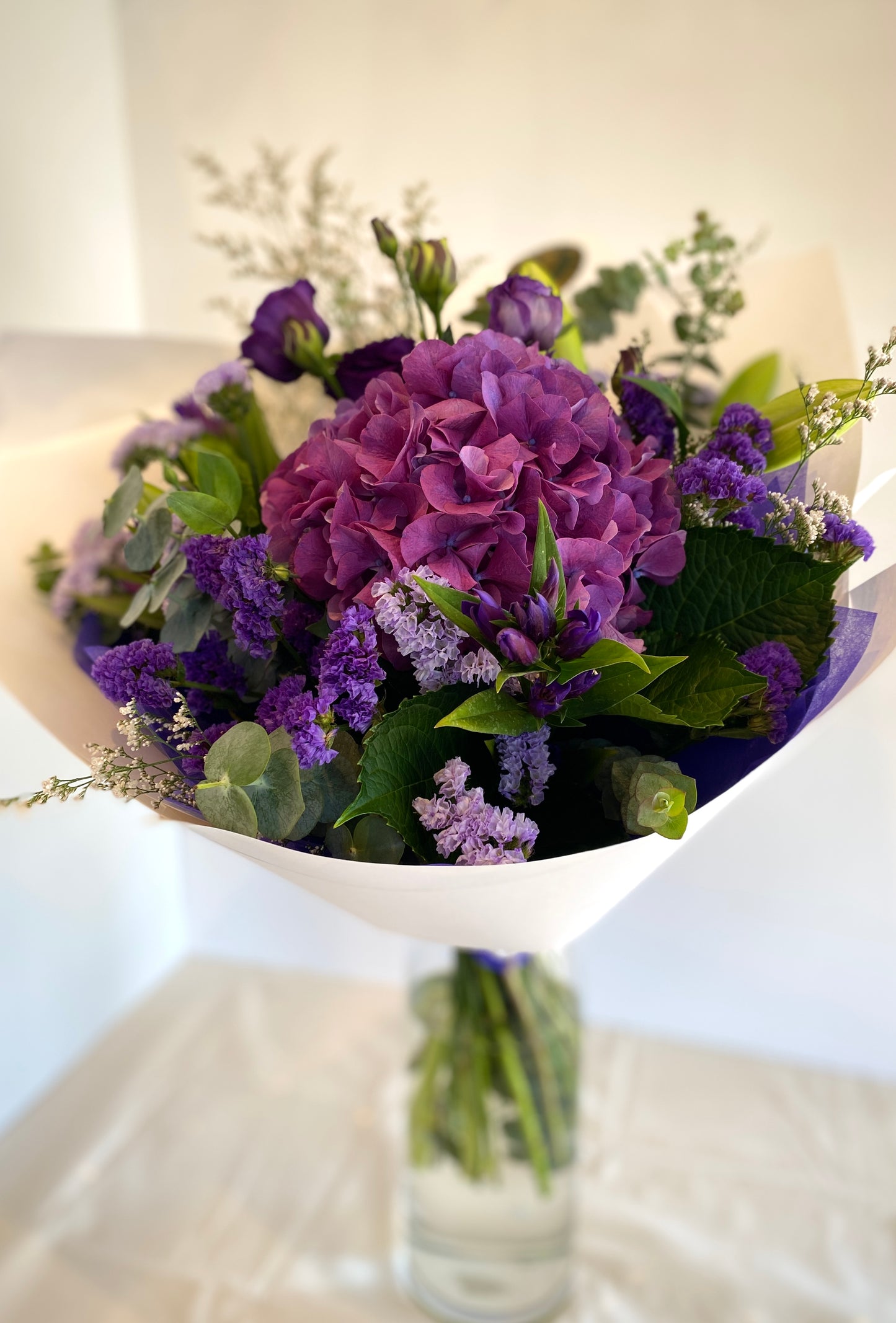 Violets and Blues Bouquet