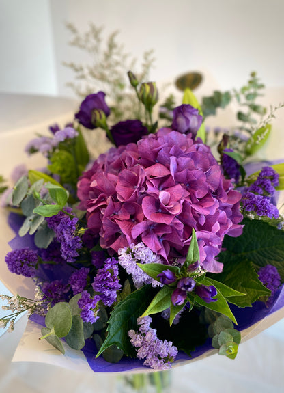 Violets and Blues Bouquet